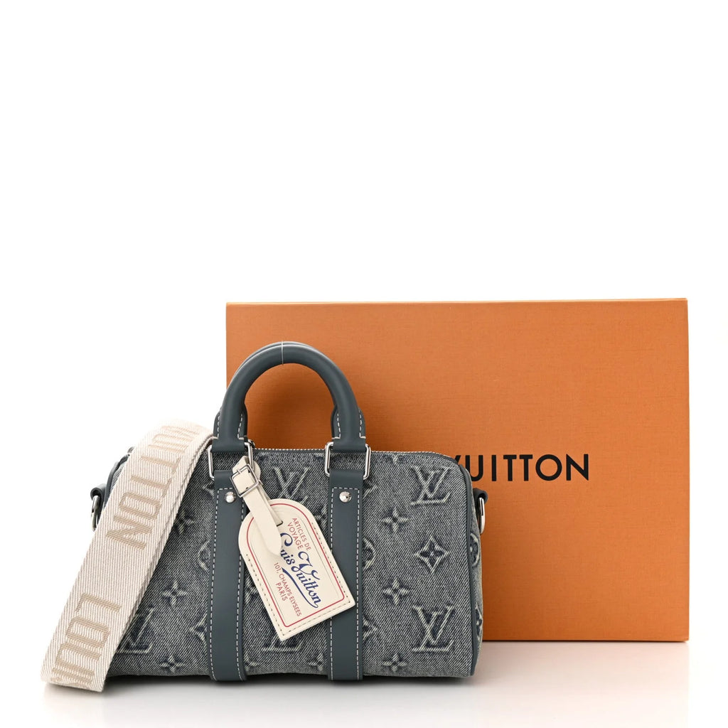 Louis Vuitton - Speedy Bandoulière Denim 25