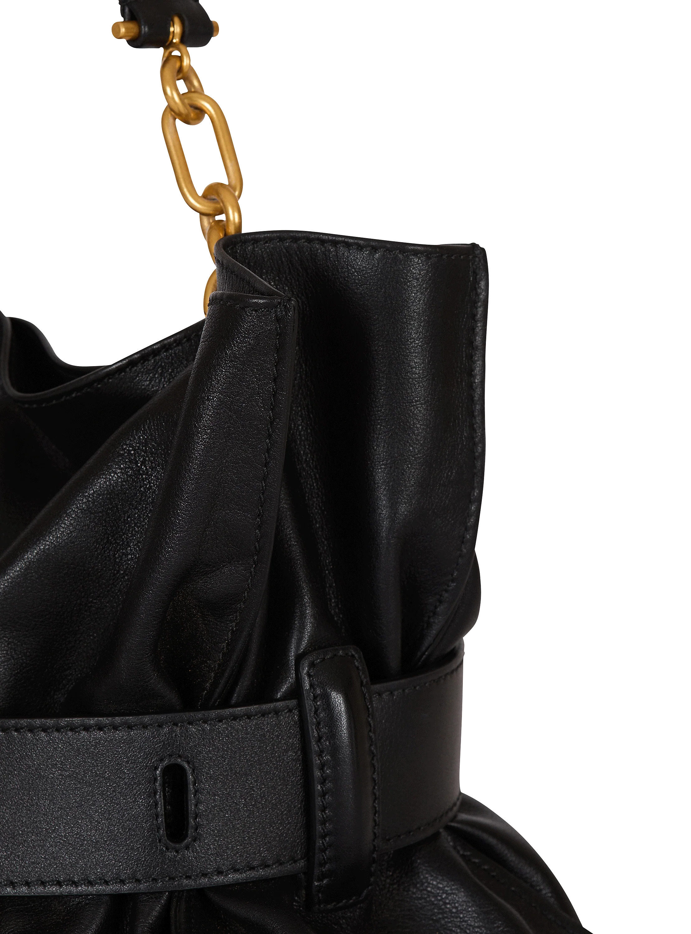 Balmain B-Buzz Belted Tote