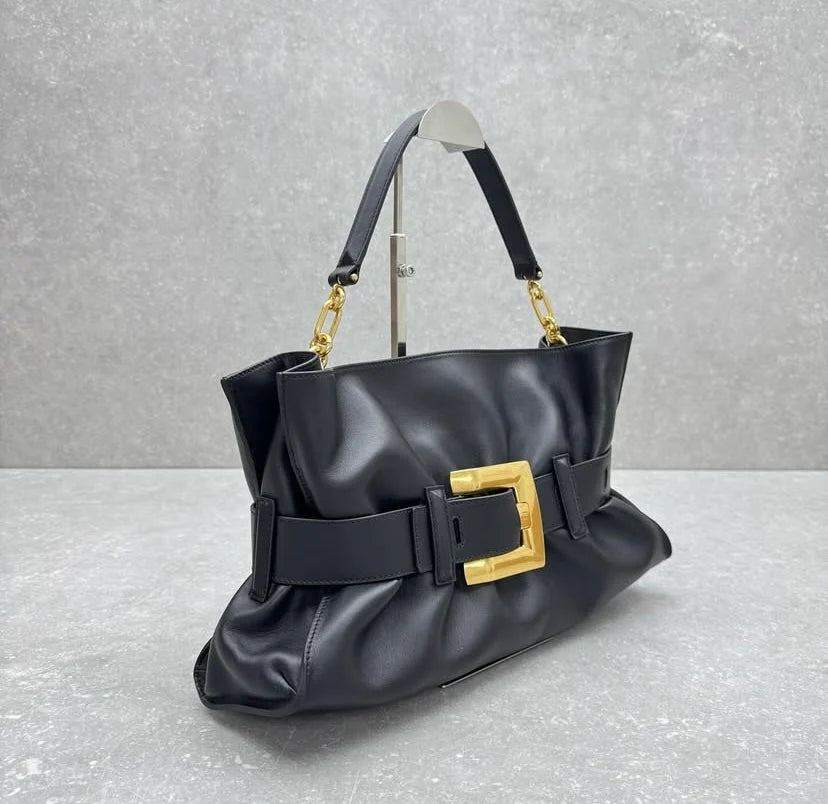 Balmain B-Buzz Belted Tote