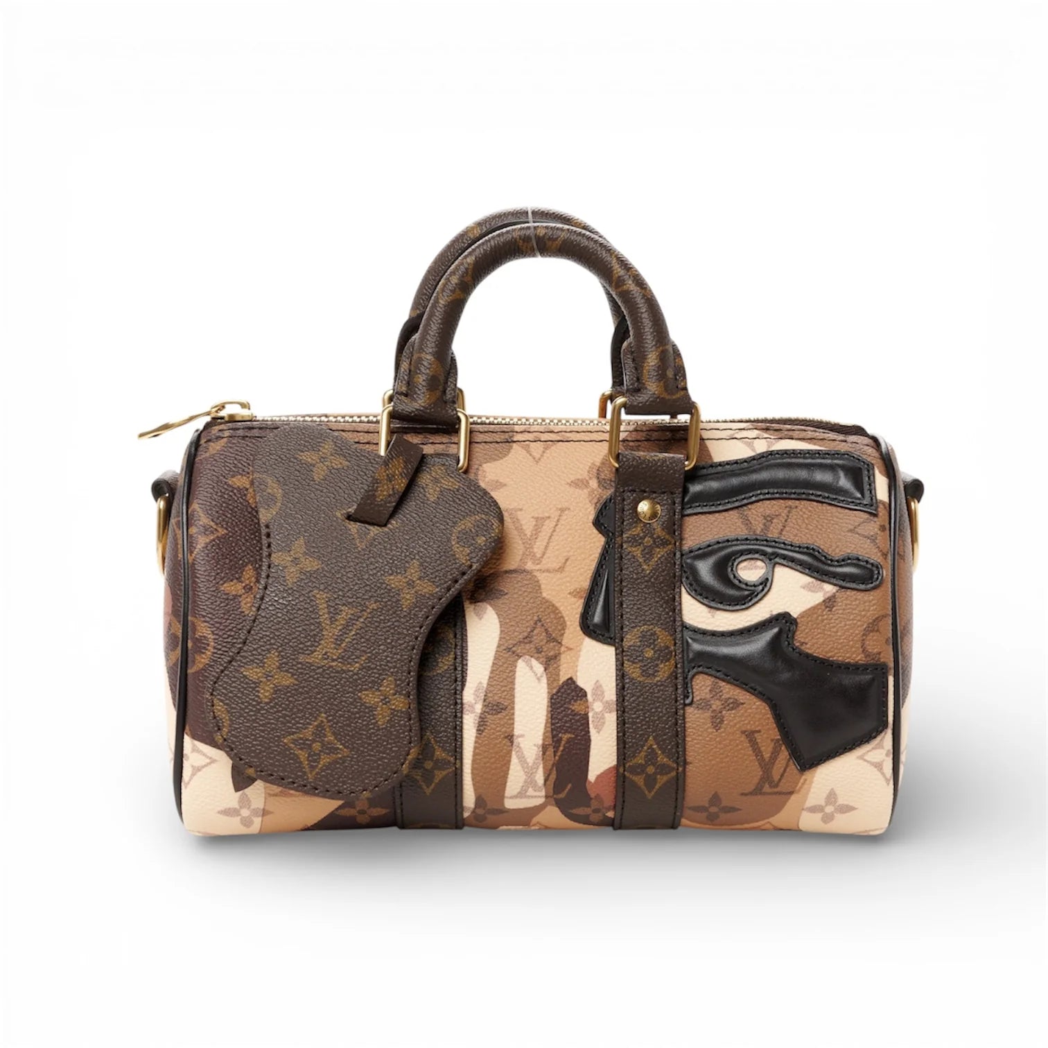 Louis Vuitton Monogram Portrait Keepall Bandouliere 25