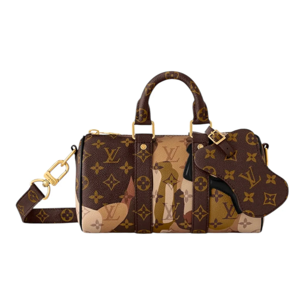Louis Vuitton Monogram Portrait Keepall Bandouliere 25