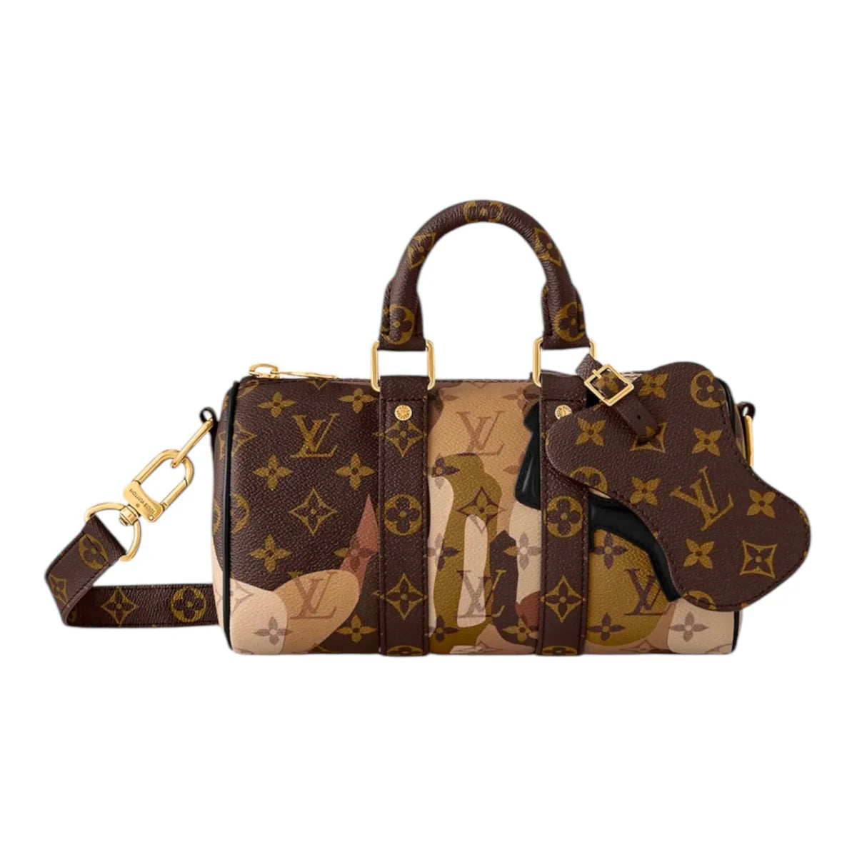Louis Vuitton Monogram Portrait Keepall Bandouliere 25