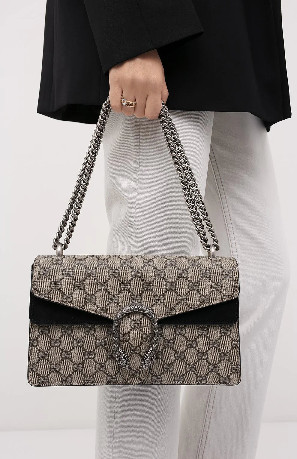 Gucci Dionysus GG Supreme Shoulder Bag – Double Face