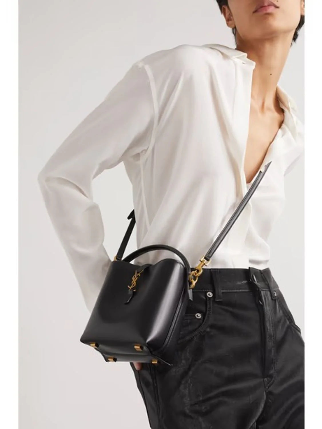 Ysl - SAINT LAURENT Small Le 37 Bucket Bag
