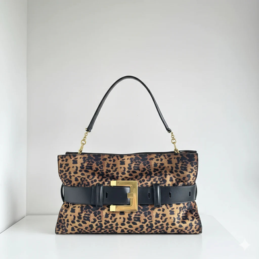 Balmain B-Buzz Belted Tote