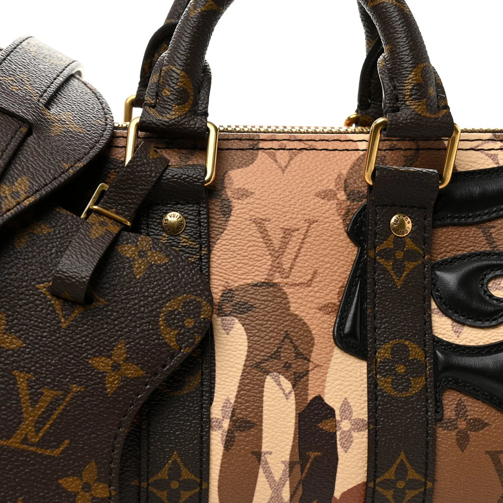 Louis Vuitton Monogram Portrait Keepall Bandouliere 25