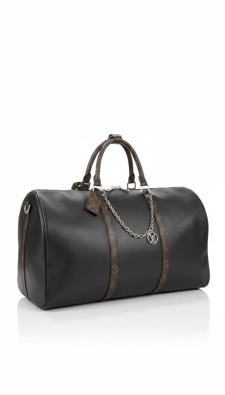 Louis Vuitton Keepall Bandoulière – Leather Travel Bag