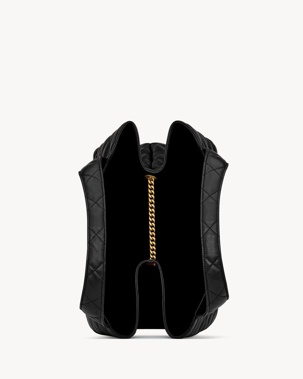 Saint Laurent Quilted Leather YSL Tote Bag
