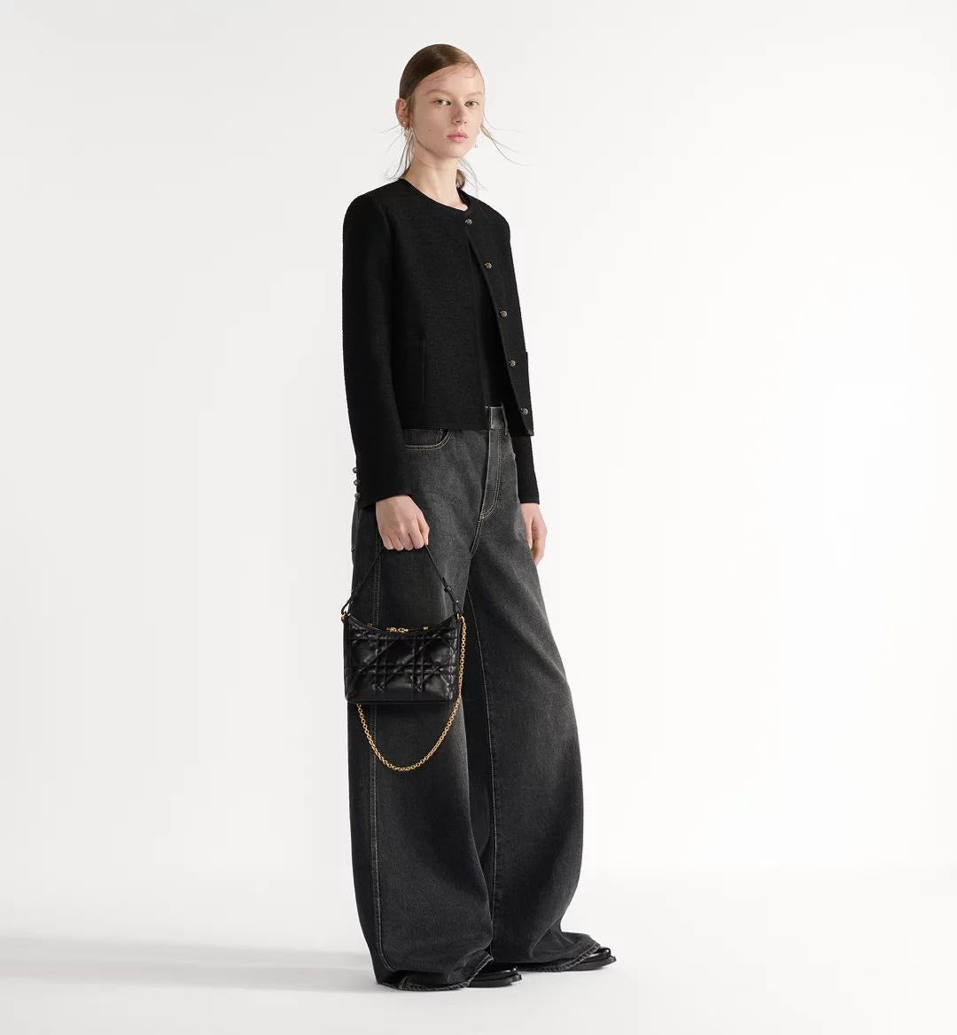 Dior Jeans & Leather Baga