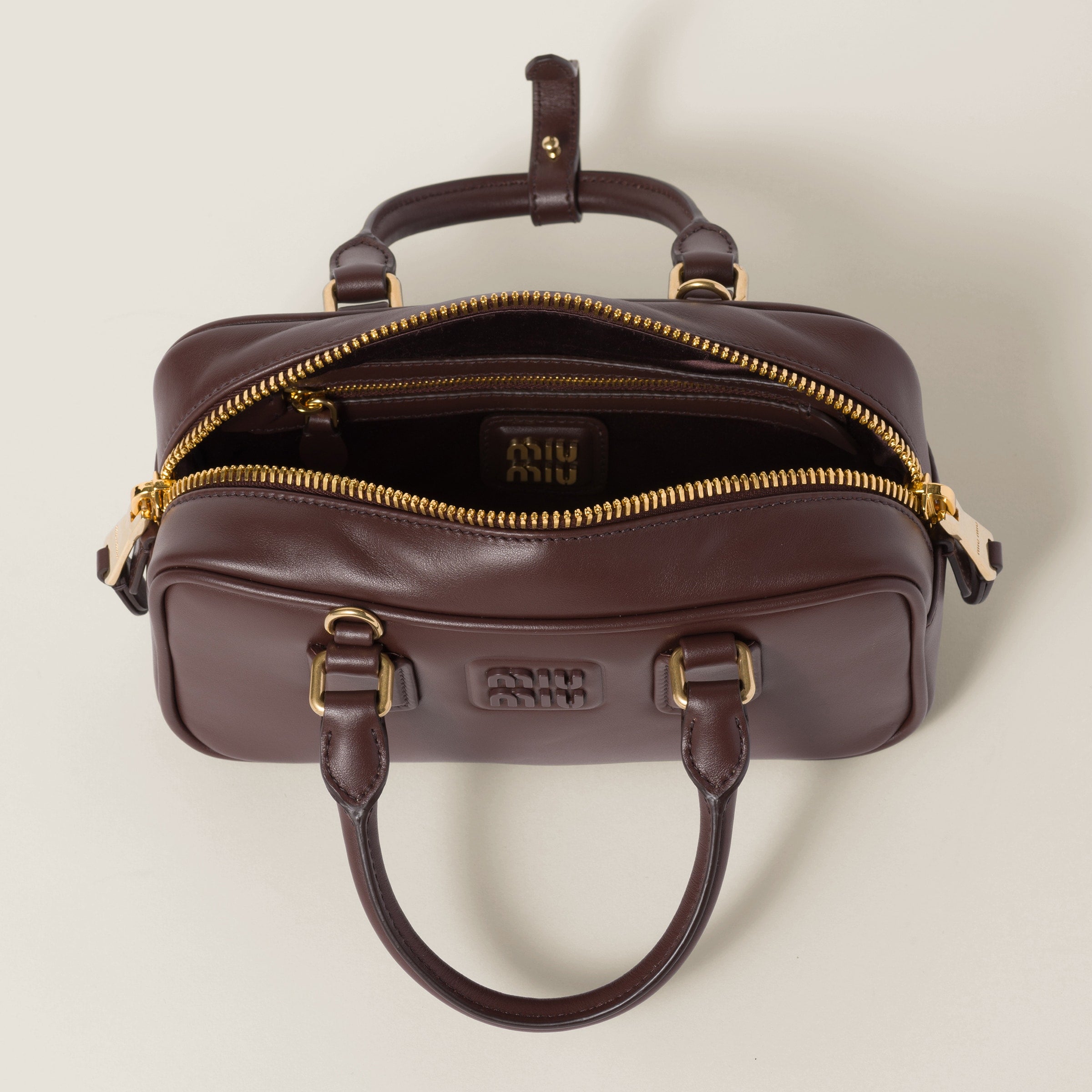 Miu miu arcade leather bag